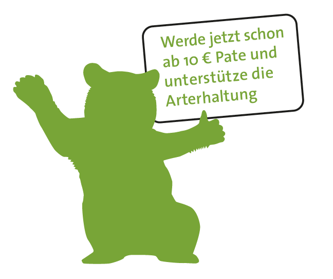 Werde schon ab 10 Euro Pate und unterstütze die Arterhaltung