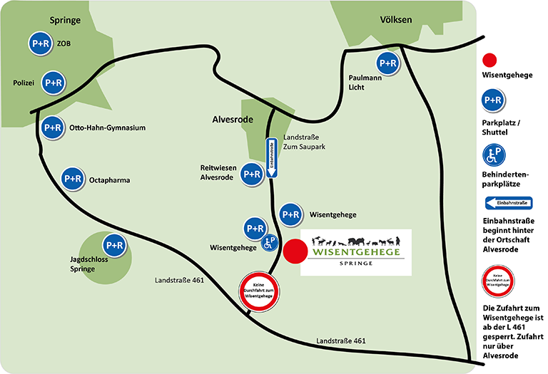Wegspinne zum Hubertusfest 2026: Übersicht über Parkmöglichkeiten, Straßensperrungen und Einbahnstraßen